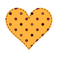 Patchwork Heart Yellow Pattern Pink And