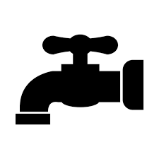 Water Faucet Icon Logo Vector Design