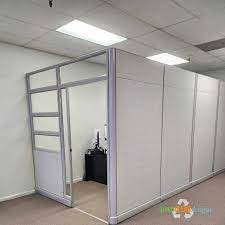 High Cubicles With Doors Green Clean