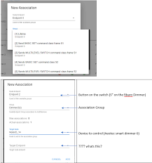 zwave js ui association help z wave