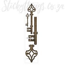 Antique Key Wall Sticker Vintage Key