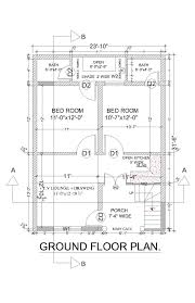 Architectural 2d Floor House Plan
