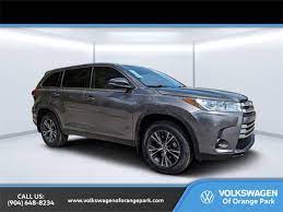 Pre Owned 2019 Toyota Highlander Le 4d