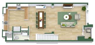 Floor Plan With Large Kitchen And 2 Car