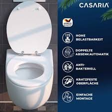 Casaria Antibacterial Mdf Toilet Seat