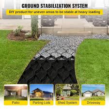 Vevor Ground Grid 1885 Lbs Per Sq Ft Load Geo Grid 3 Depth Permeable Stabilization System For Diy Patio Walkway Shed Base