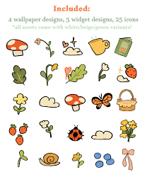 Fairy Garden A Cottagecore Icon Pack
