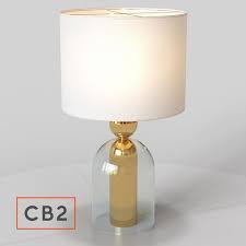 Cb2 Bell Jar Table Lamp 3d Model Cgtrader