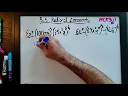 3 3 Rational Exponents Grade 11