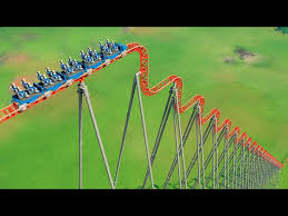 Stairs Down Roller Coaster Planet