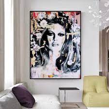 Brigitte Bardot Beauty Queen Canvas