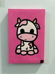 Cow Acrylic Paintings