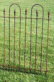 4 Ft Tall Wrought Iron Fence Two Hoop Section