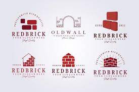 Bricklaying Logo Vector Art Icons And