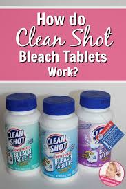 Bleach Tablets By Clean Shot How Do