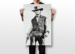 Clint Eastwood Cowboy Guns Western