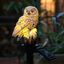 Owl Shape Light Led Solar Garden Light