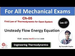 Unsteady Flow Energy Equation By