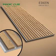 Wood Veneer Slat Wall Panel