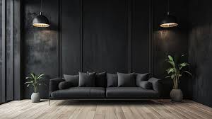 Black Living Room Images Free