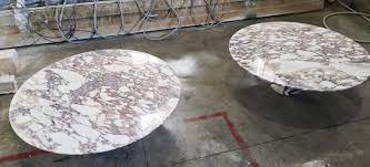 White Marble Round Tulip Table Made In