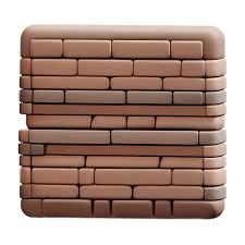 Brick Wall 3d Rendering Icon