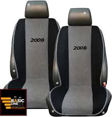 Towel Seat Covers Set 2pcs Peugeot 2008