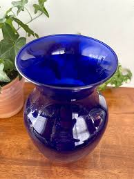 Vase Cobalt Blue Glass Vase