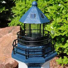 Solar Led Lighthouse Garden Statue