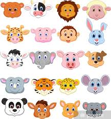 Shower Curtain Cartoon Animal Head Icon