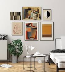 Gallery Wall Art Set Of 6 Abstract Wall
