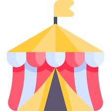 Circus Tent Free Entertainment Icons