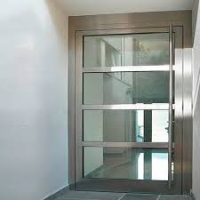 Indigatech Polished Metal Entry Doors