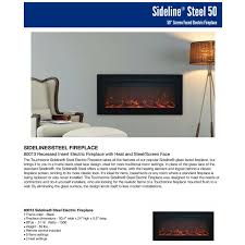 50 Inch Wall Mounted Electric Fireplace