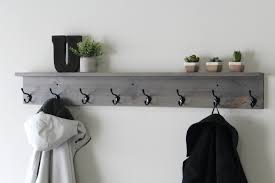 Coat Rack Shelf Wall Coat Rack With
