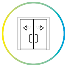 Vector Automatic Opening Door Icon
