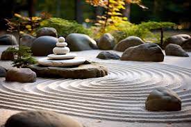 Zen Buddhism Meditation A Tranquil Rock