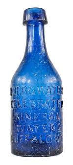 Colored Cobalt Blue Glass Burr