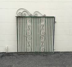 Antique Victorian Wrought Iron Gate