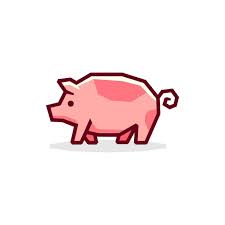 Premium Vector Pig Piglet Logo Mascot