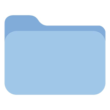 Blue Folder Rounded Macbook Wallpaper