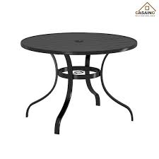 Steel Round Outdoor Patio Dining Table