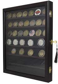 Premium Challenge Coin Display Box W 7
