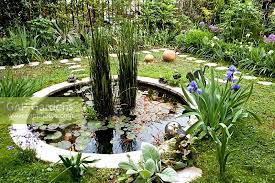 Small Circular Pond Stock Photo By