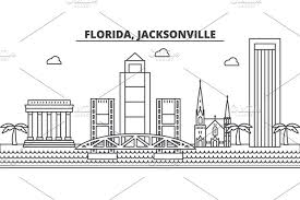 Florida Tampa Architecture Line