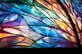Multicolored Stained Glass Window