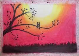 Hand Made Oil Pastel Painting At Rs 40