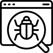 Website Bug Search Virus Magnifying