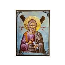 Saint Andrew Icon The Apostle Handmade
