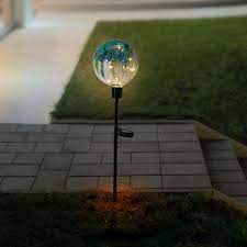 Outdoor Solar Globe Garden Stake